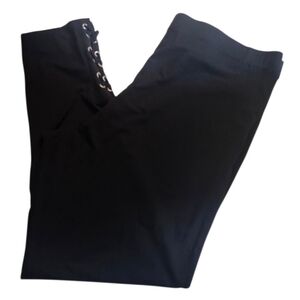 🇨🇦Love & Legend Black Lace-Up Dressy Legging Style Pants